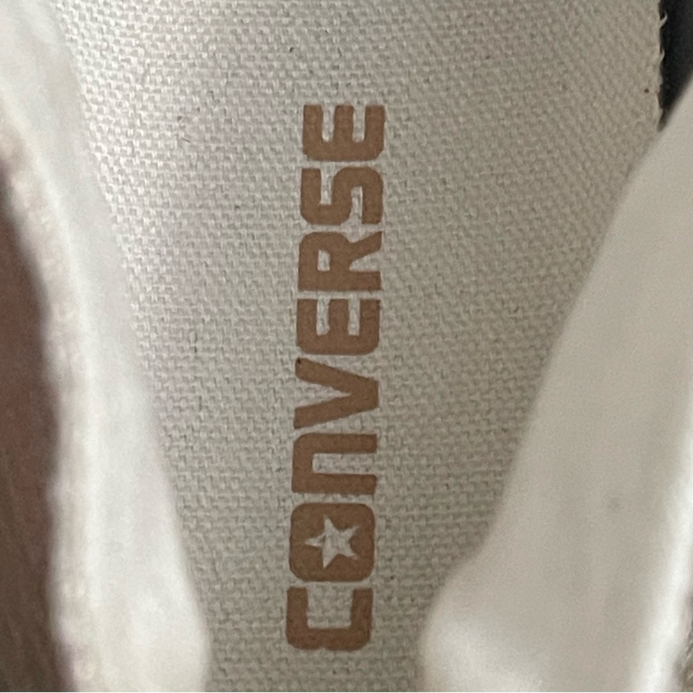 Converse Women's Metallic Rose Gold Reptile print High-Top All Star Sneakers - Picture 7 of 12